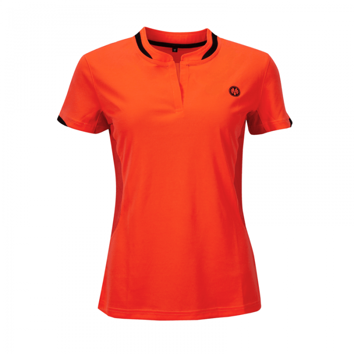 Womens Orange badminton squash shirts